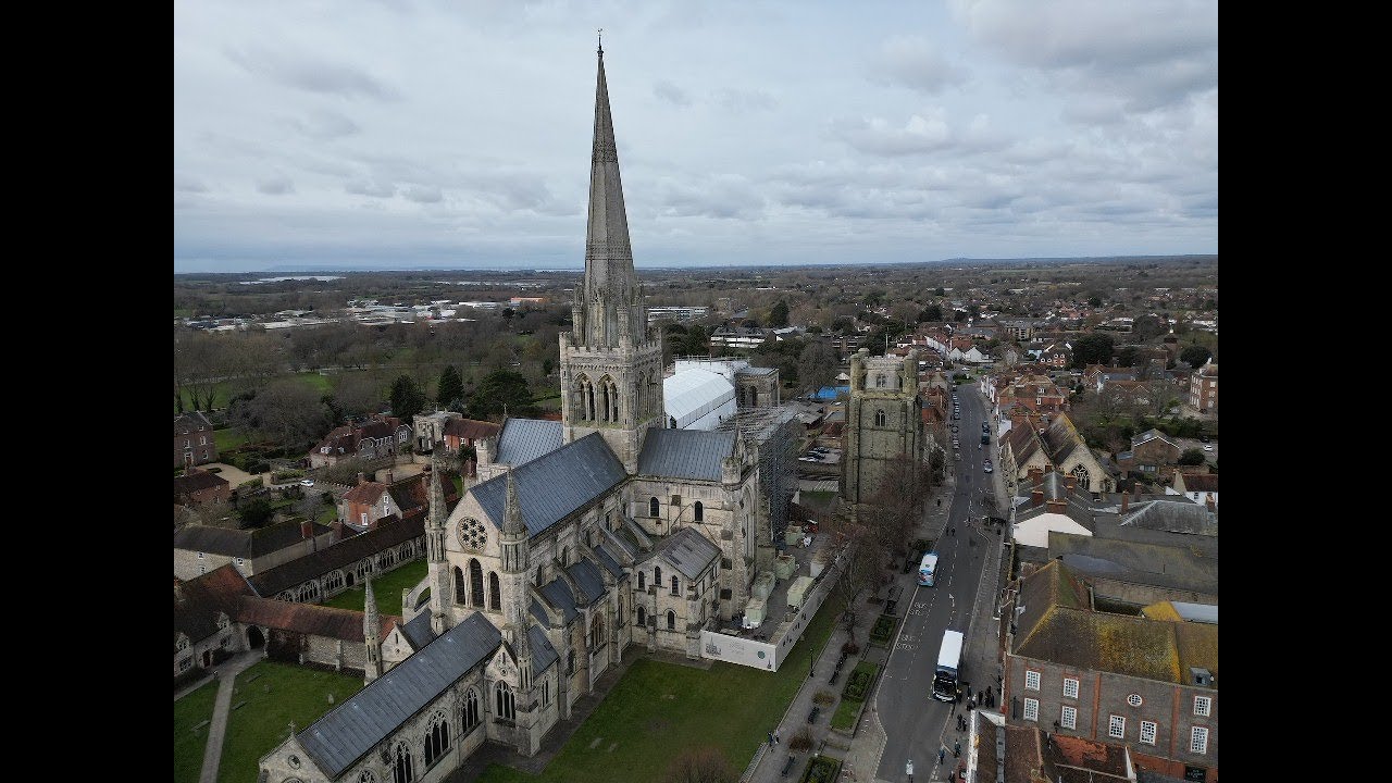 A Cinematic Drone Video l CHICHESTER CATHEDRAL