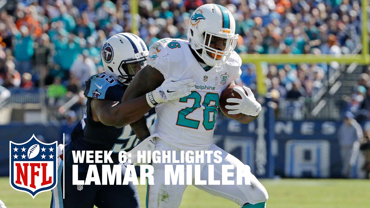 Lamar Miller Highlights (Week 6) | Dolphins vs. Titans | NFL