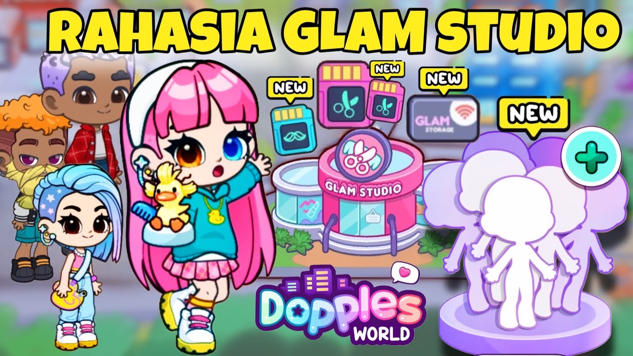 BELI AVATAR SLOT & RAHASIA GLAM STUDIO DI DOPPLES WORLD