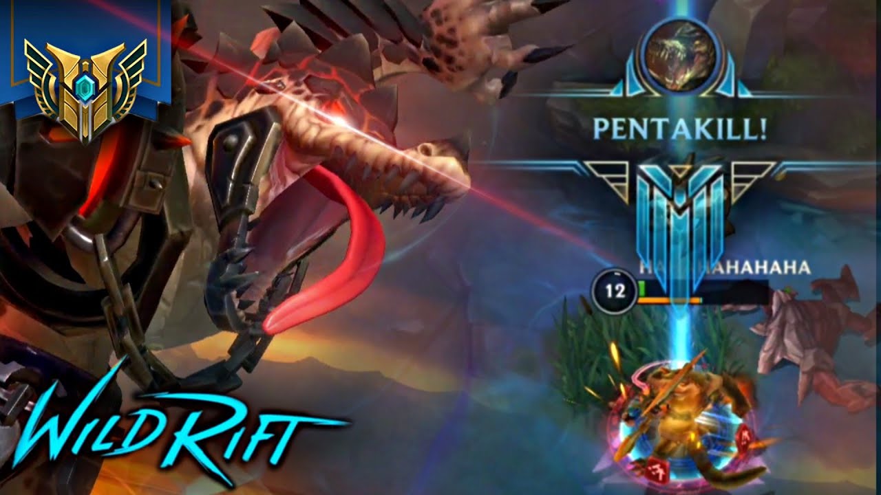 1v5 PENTAKILL!? BEST BUILD FOR RENEKTON! | GAMEPLAY - Wildrift