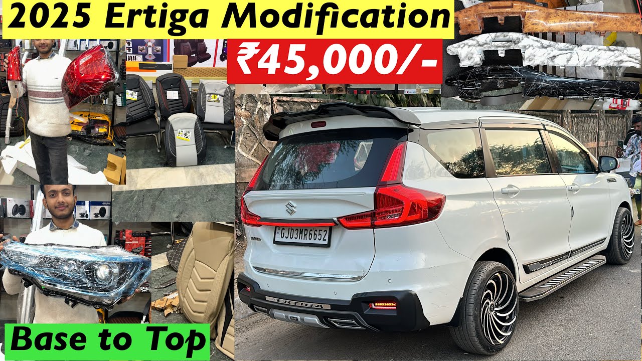 2025 Maruti Ertiga Modified in ₹45,000/-✅ Ertiga 2025 Base Model Modification✅