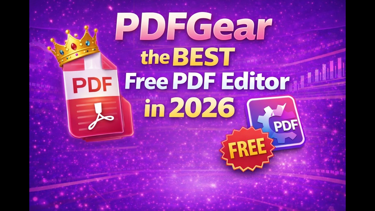 Is PDFGear the BEST Free PDF Editor in 2025? | Full Review & Demo