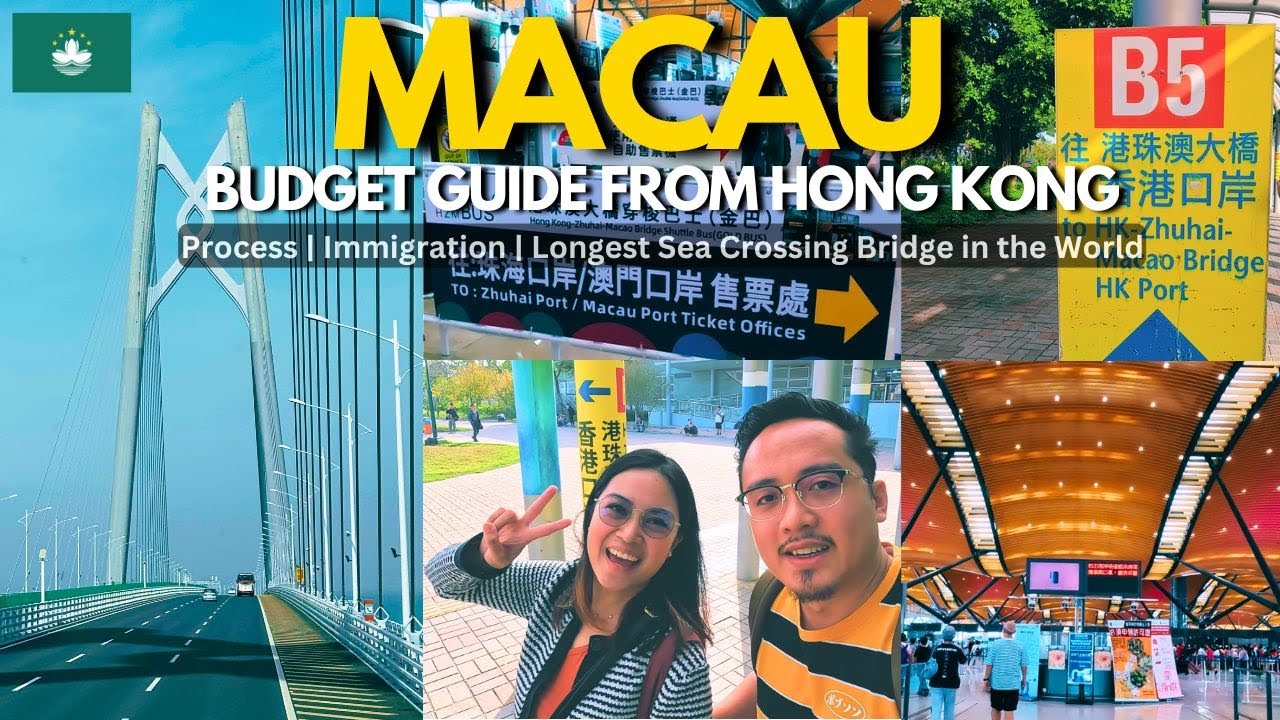 🇲🇴 MACAU VLOG: DIY TRAVEL GUIDE FROM HONG KONG