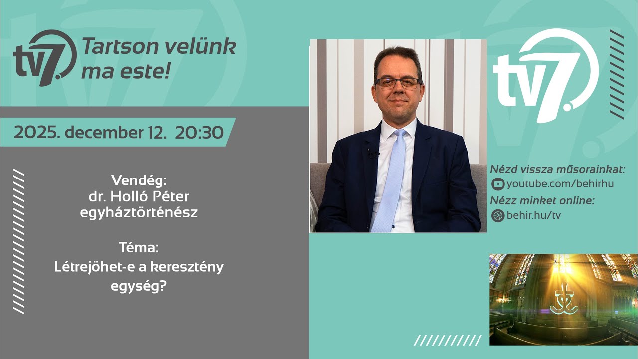Kikötő - Létrejöhet-e a keresztény egység? - 2025. 12. 12.