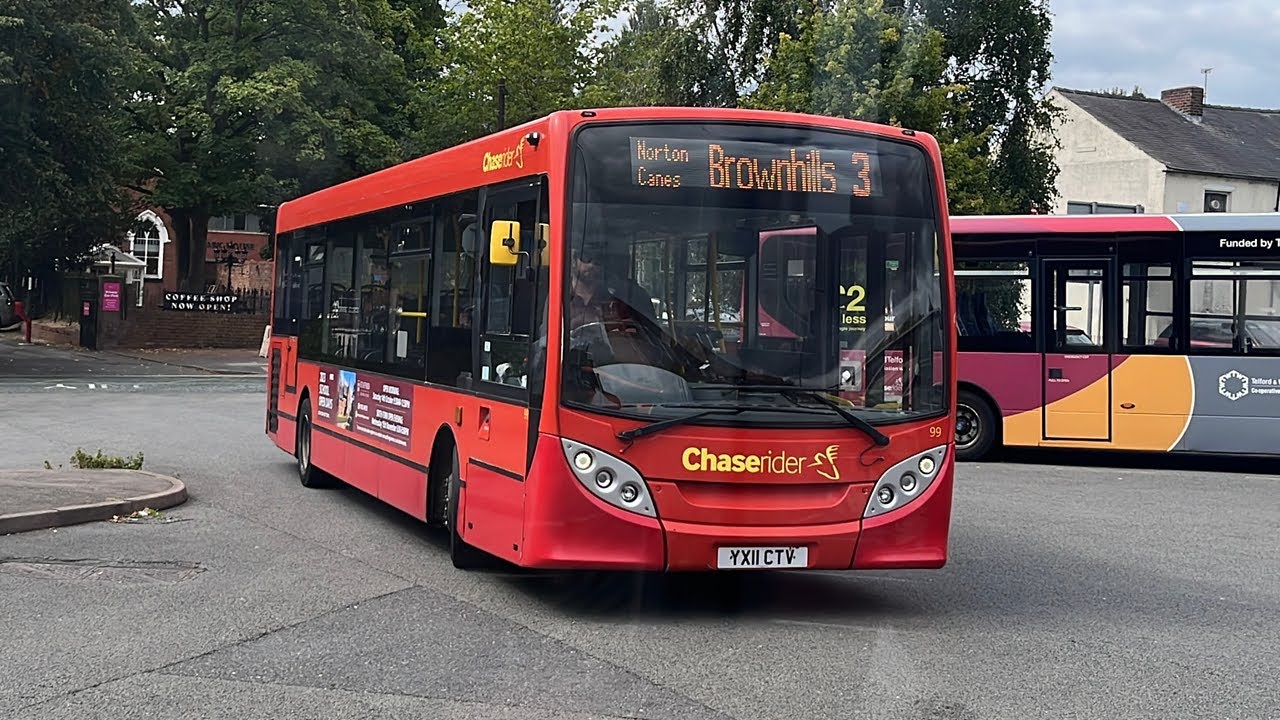 *HIGH REVS* Chaserider 99 YX11 CTV Alexander Dennis Enviro 200/Alexander Dennis Dart 4