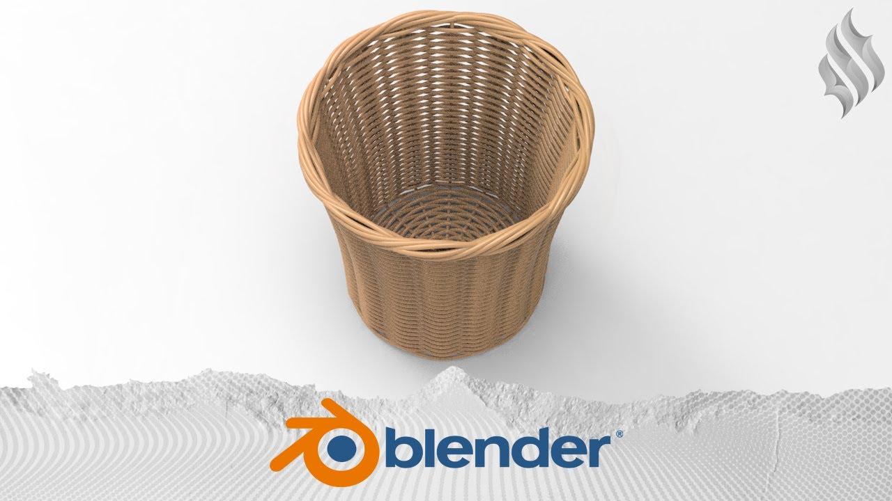 Blender Tutorial - How To Model a Rattan Basket