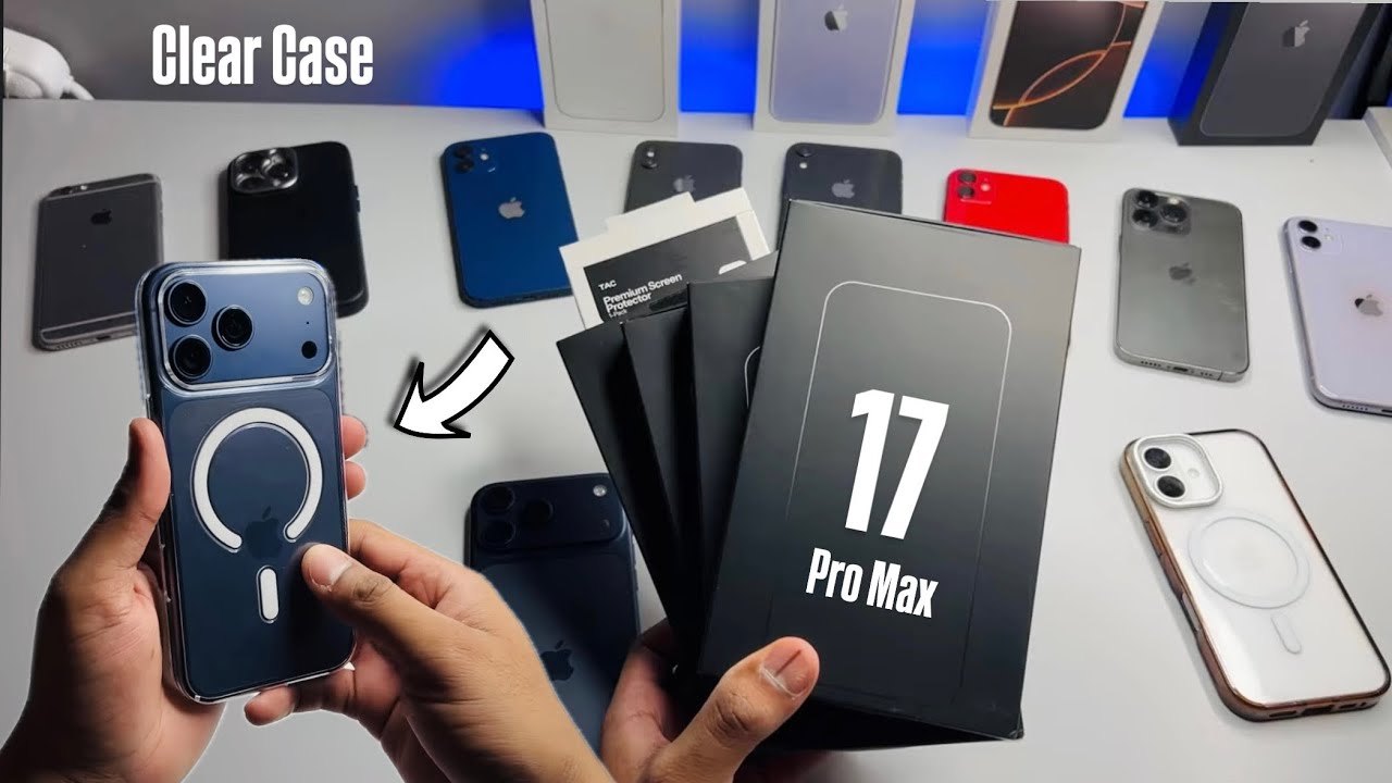 iPhone 17 Pro Max Clear Case Review | Perfect Protection + Crystal Look