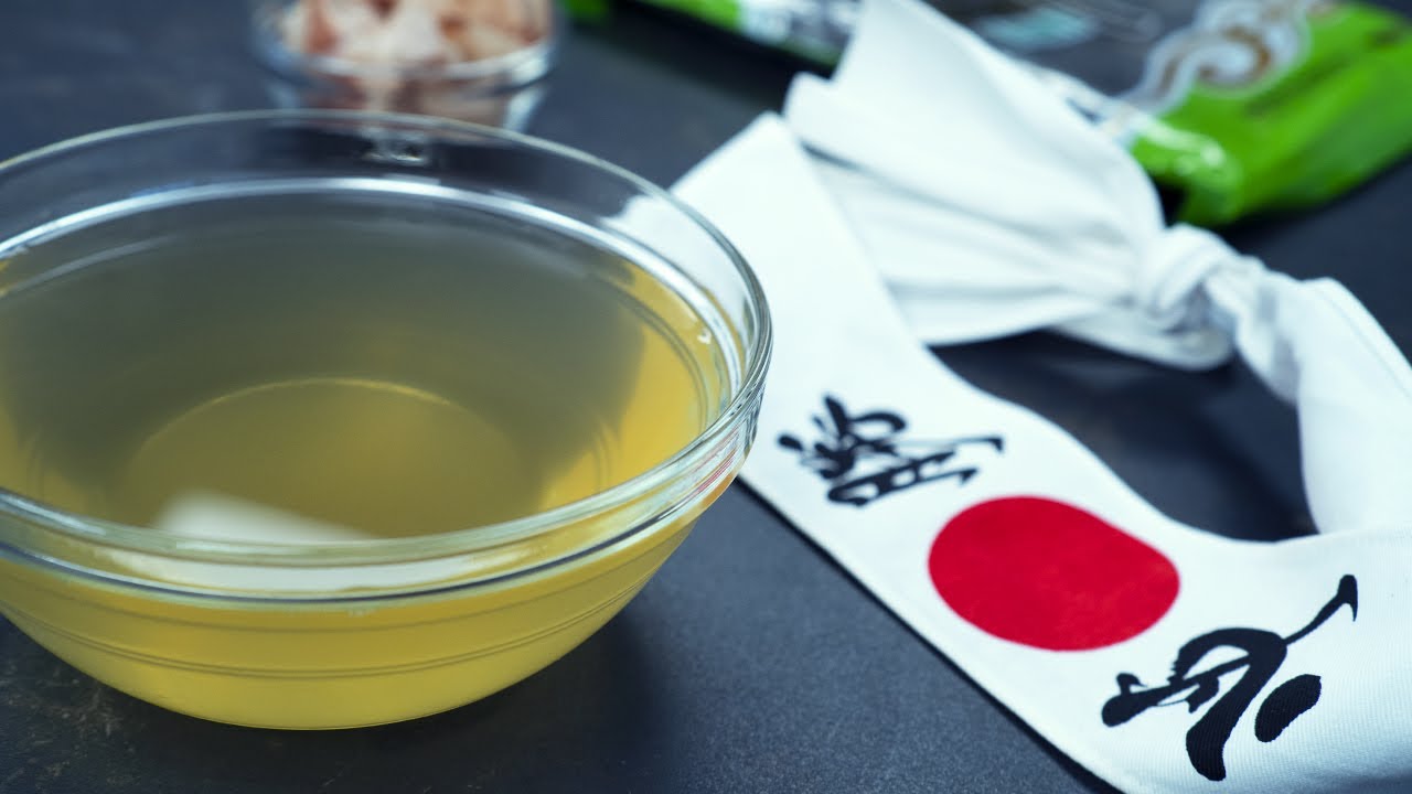 Caldo DASHI JAPONÉS CASERO - Receta