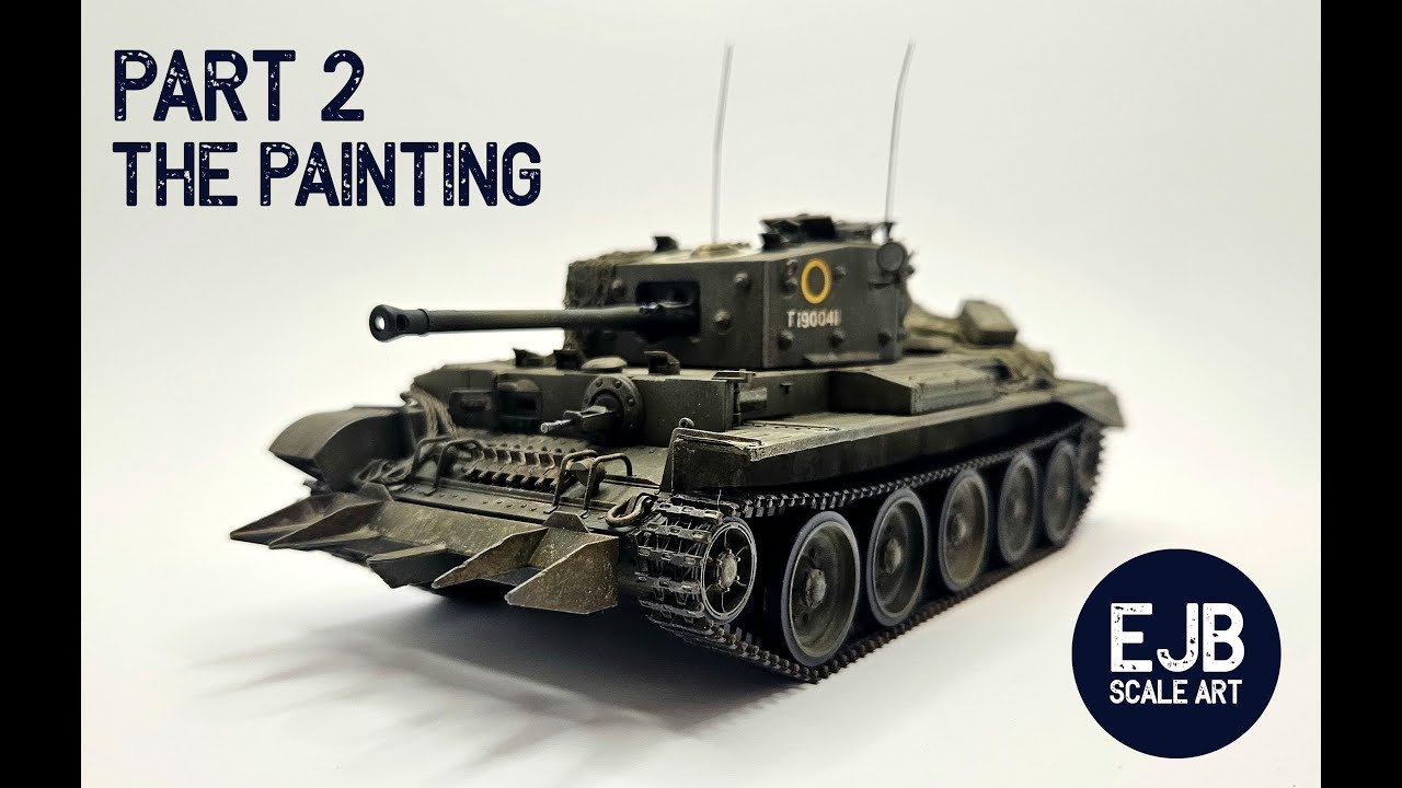 Tamiya 1:35 Scale Cromwell MKIV Part 2 - The Painting & detailing.