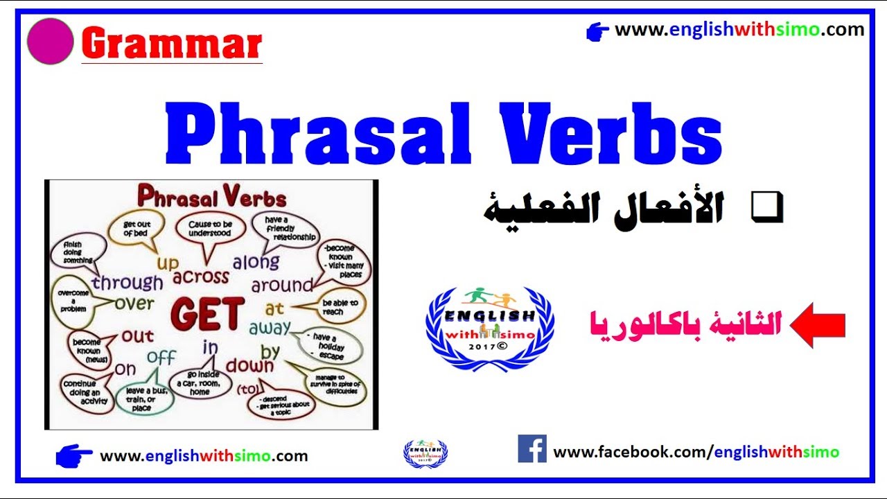 ✅Phrasal Verbs + Exercises (الأفعال المركبة) By English With Simo