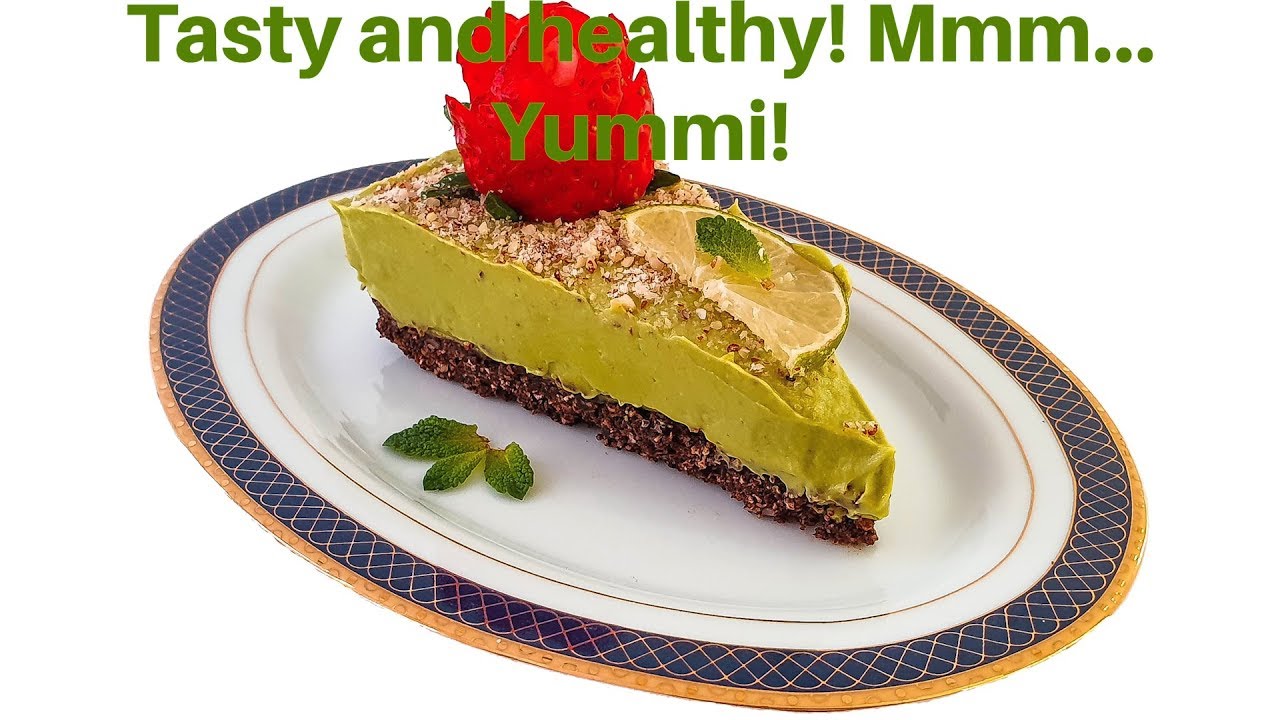 Raw Avocado Lime Cheesecake - Vegan Recipe