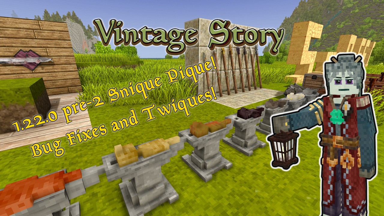Vintage Story 1.22.0 pre-2! Bug Fixes and Twiques!