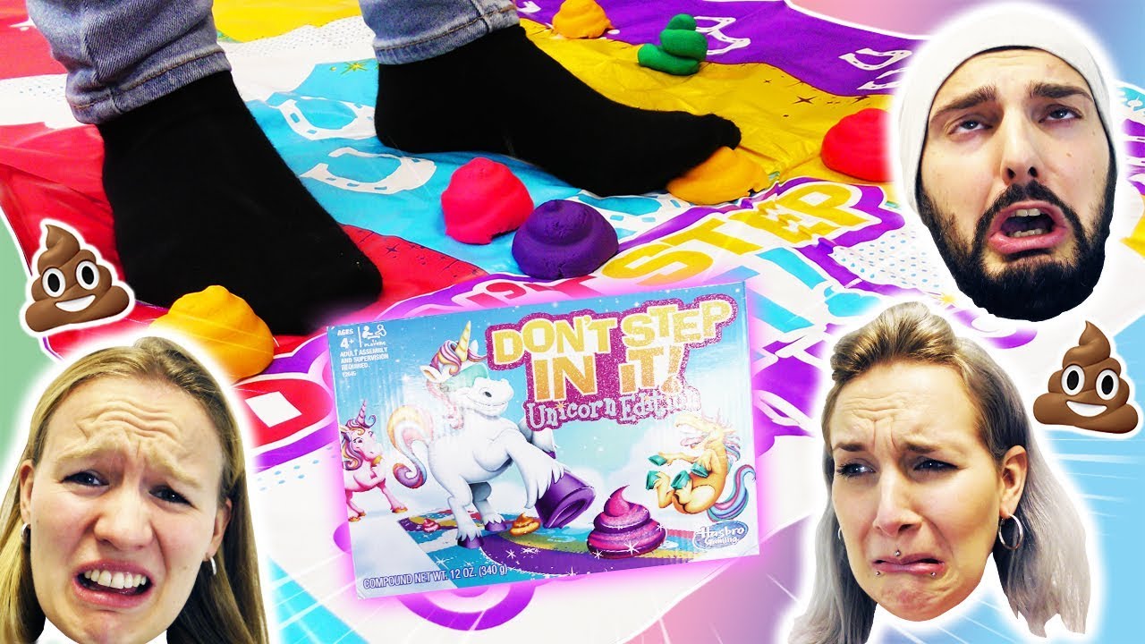 ACH DU EINHORNKACKE! Don`t step in it UNICORN Edition Deutsch - Wer tritt in den Haufen? Spiel mit!