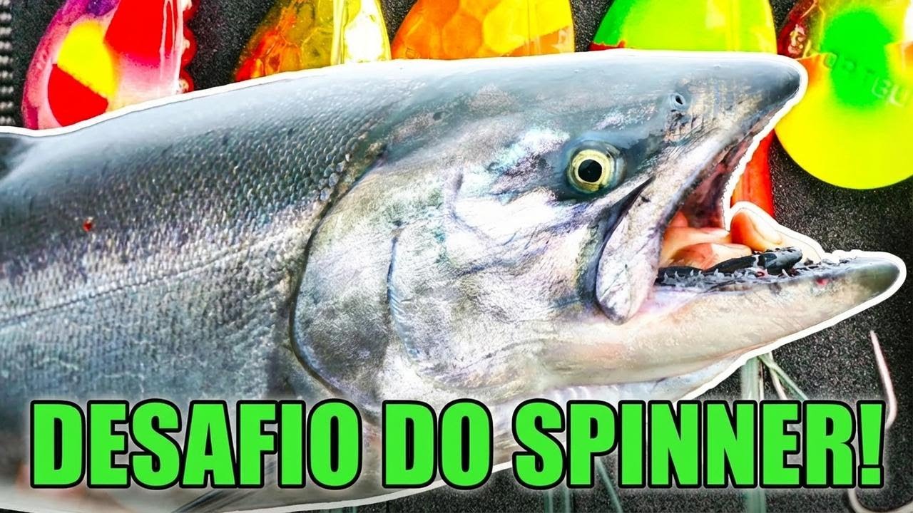 Será que consigo pescar 6 peixes com 6 iscas diferentes? Desafio do Spinner de $500 no Rio Columbia!
