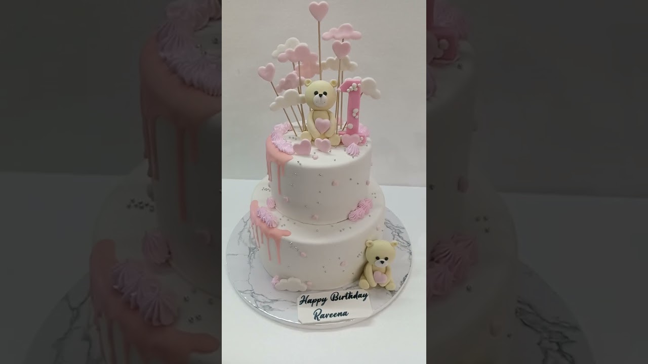 birthday cake ideas,teddy bear cakes ,how to make teddy bear Cake,fondant cakes,#shortssubscribe