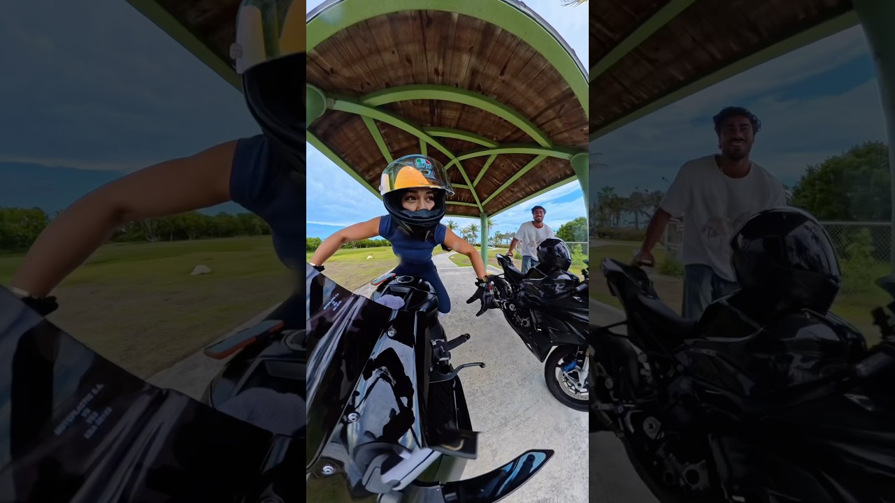 Ну, это было определенно необычно, ха-ха! #fyp #influencer #motorcycle #reaction #funny @mosaffari98