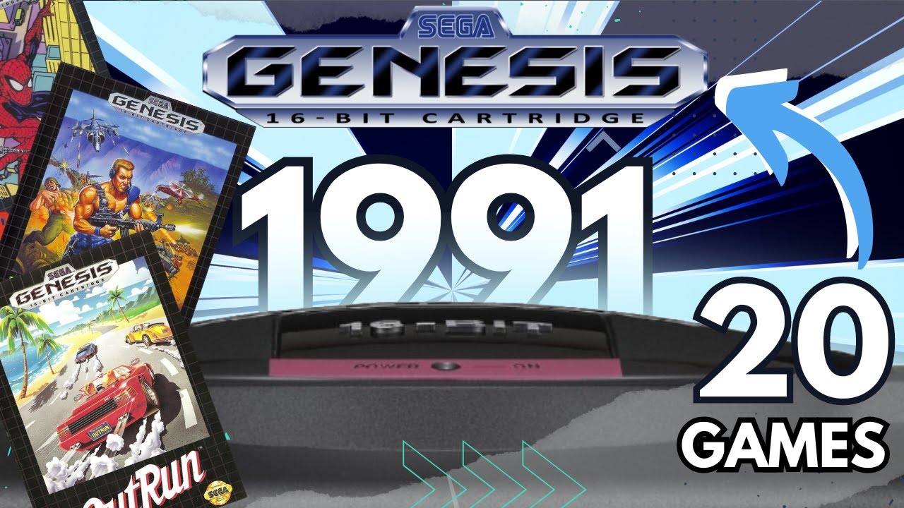 20 🏆 BEST Sega 🔵 GENESIS games released in 📆 1991 | The OLDEST, the BEST❓