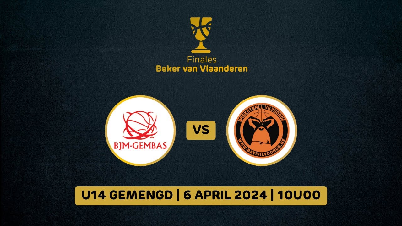 Finale #BVV2024 U14 Gemengd: Elektrooghe Gembas Knesselare vs. Bavi Vilvoorde