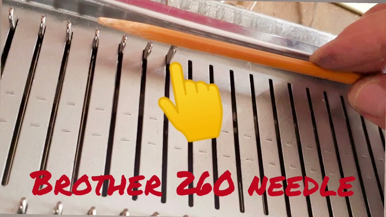 Changing Needles in a Corona Bulky Knitting Machine