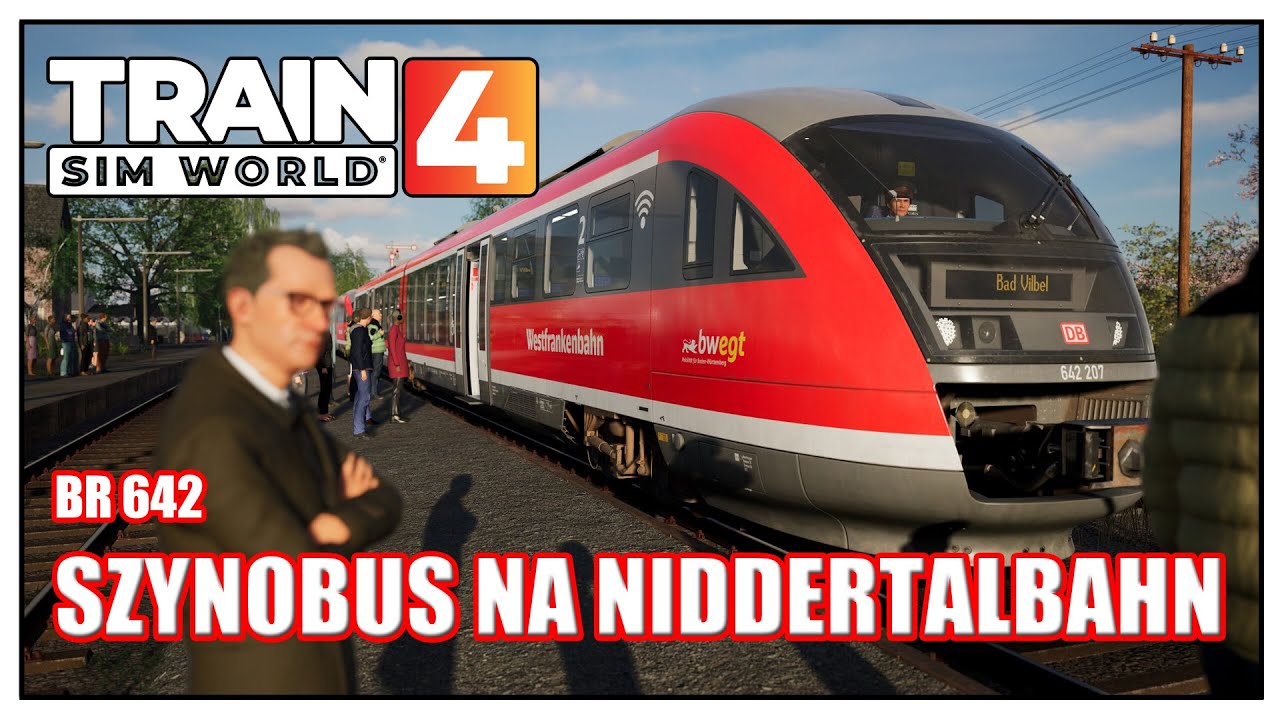 Szynobus na Niddertalbahn | Siemens BR 642 |  Train Sim World 4 PL | PC Gameplay