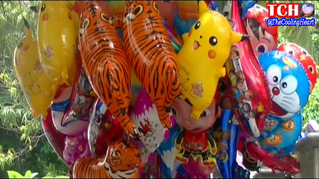 Balon Mainan Anak-anak - Balon Karakter Pokemon, Doraemon, Boboiboy, Upin-Ipin, Masha, Tiger - etc