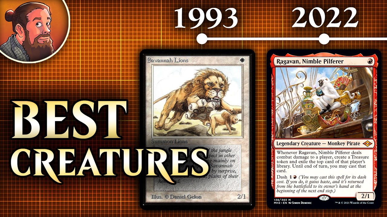 The Best Creature During Every Year of Magic: the Gathering (MTG)