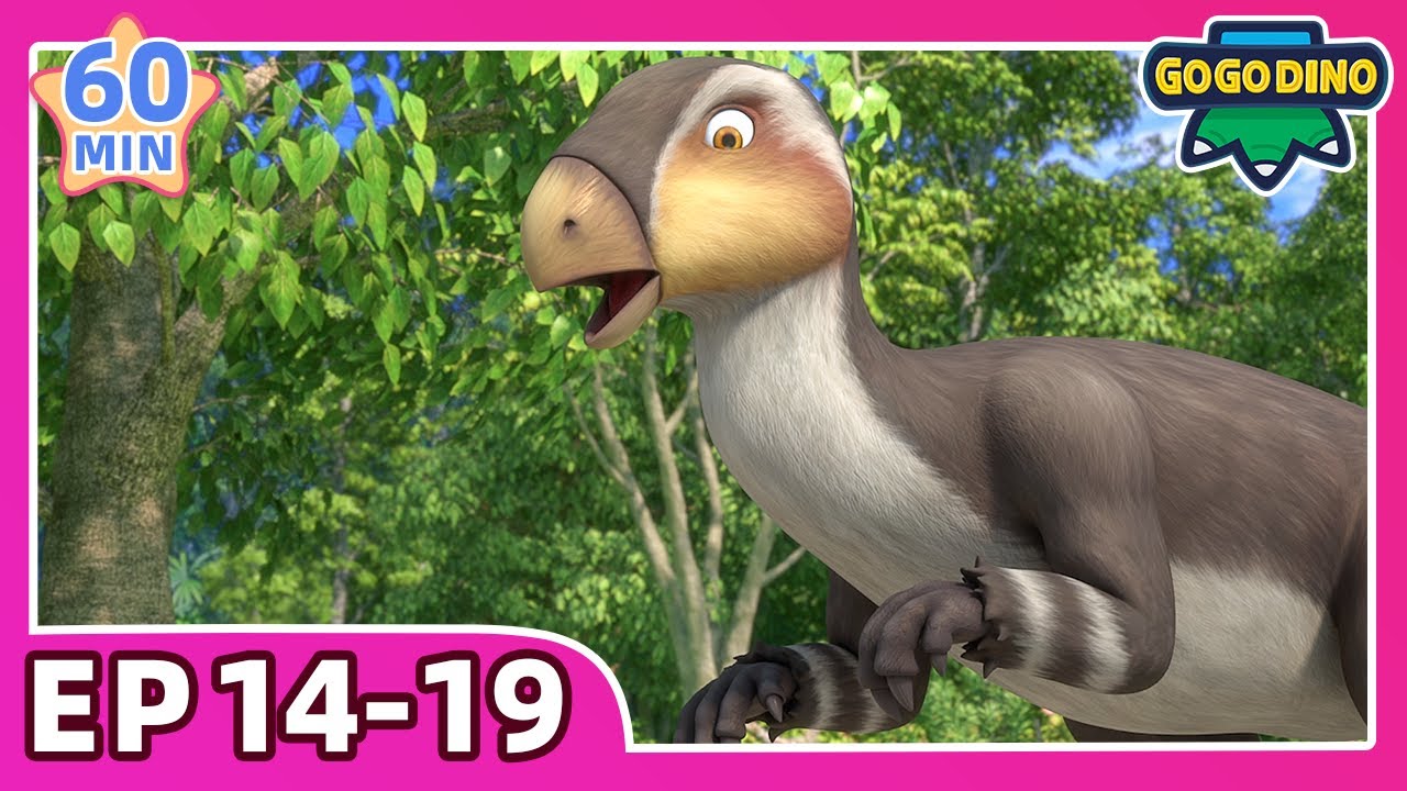 🔥 GOGODINO S7 Adventures | EP14-19 | 60min Compilation 3 | Dinosaur Explorer Cartoon | Animation
