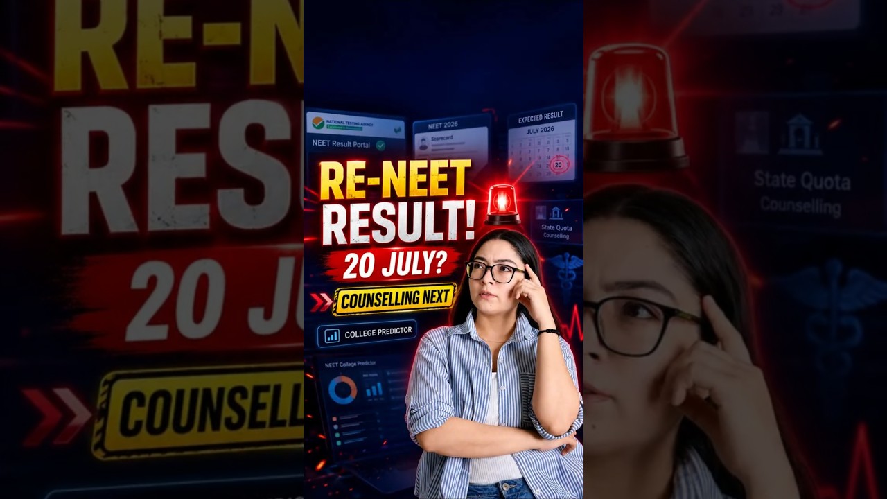 Re-NEET 2026 Result Date Out? Scorecard, Rank, Cutoff, Counselling Next Steps