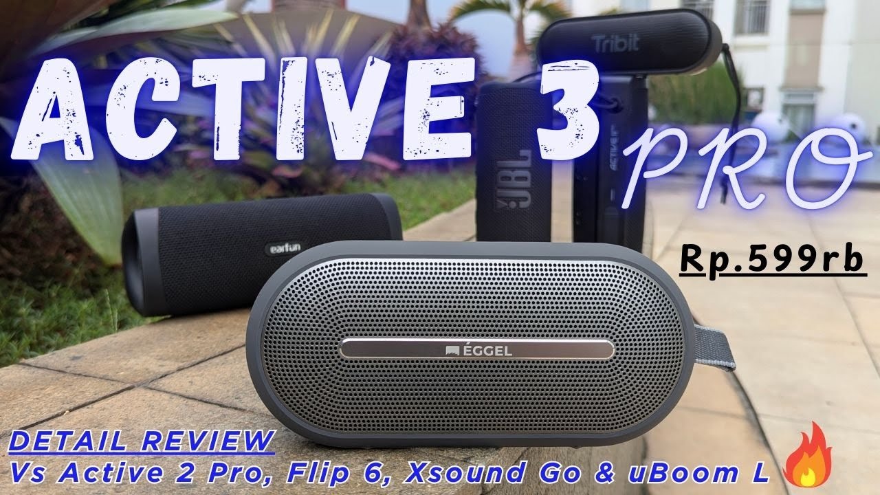 EGGEL ACTIVE 3 Pro - REVIEW 2 Minggu | Small Speaker EGGEL Paling Powerful! Vs Tribit, JBL, Earfun