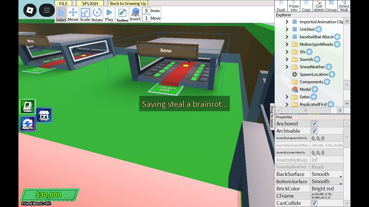 Steal a Brainrot in roblox Studio Lite?