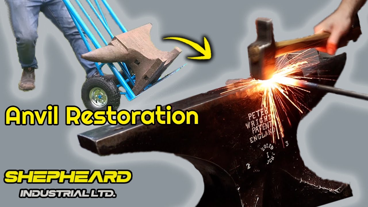Anvil Restoration - Bringing a massive Peter Wright Anvil back to life!!