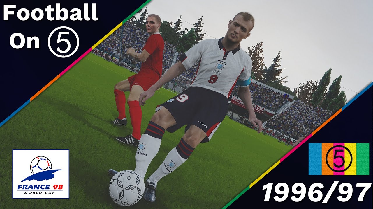 Football on 5 | Poland v England | France 98 Qualifier | PES 2021 96/97 Season