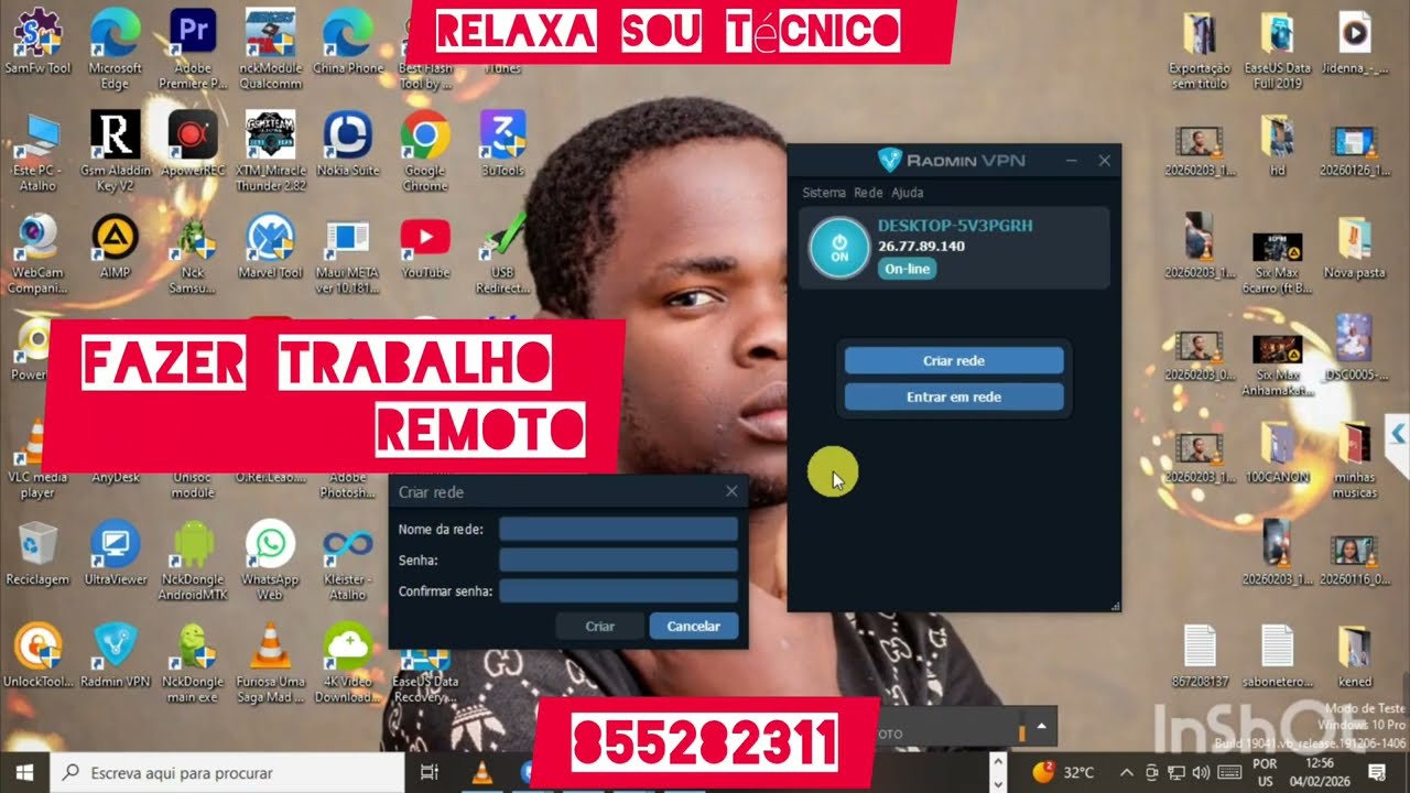 Como fazer  trabalho remotamente usando ultravier ou anydesk 