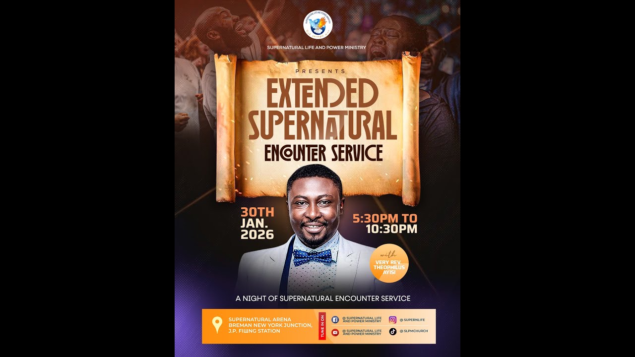 SUPERNATURAL LIFE AND POWER MINISTRY SUNDAY SERVICE