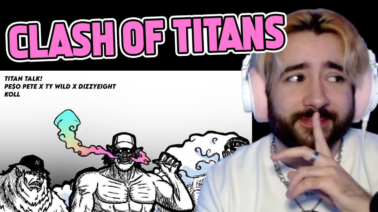REACTION - PE$O PETE x TY WILD x DIZZYEIGHT - TITAN TALK! (OFFICIAL LYRIC VIDEO) [ATTACK ON TITAN]