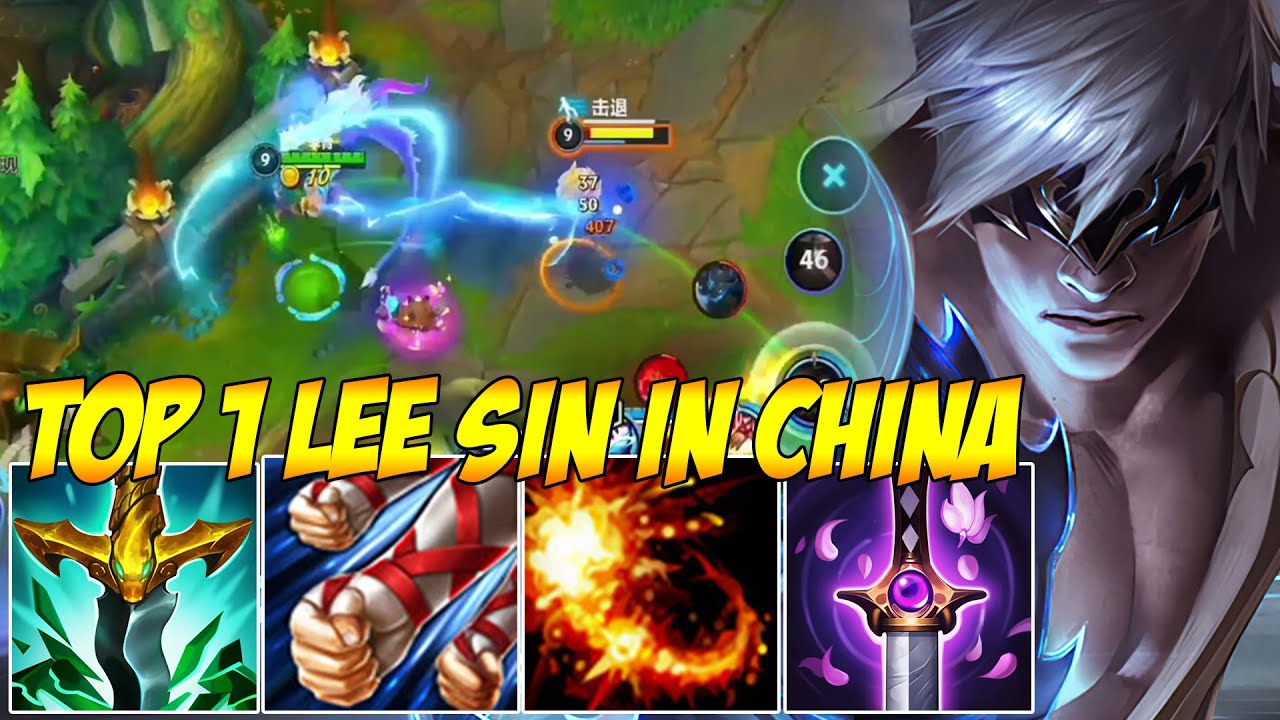 TOP 1 LEE SIN IN CHINA WILD RIFT - THE ONLY LEE SIN PLAYER YOU NEED TO WATCH