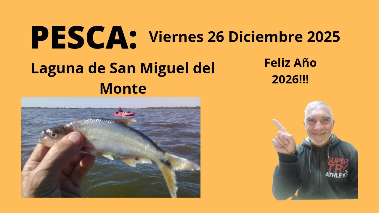 Pesca en Laguna San Miguel del Monte