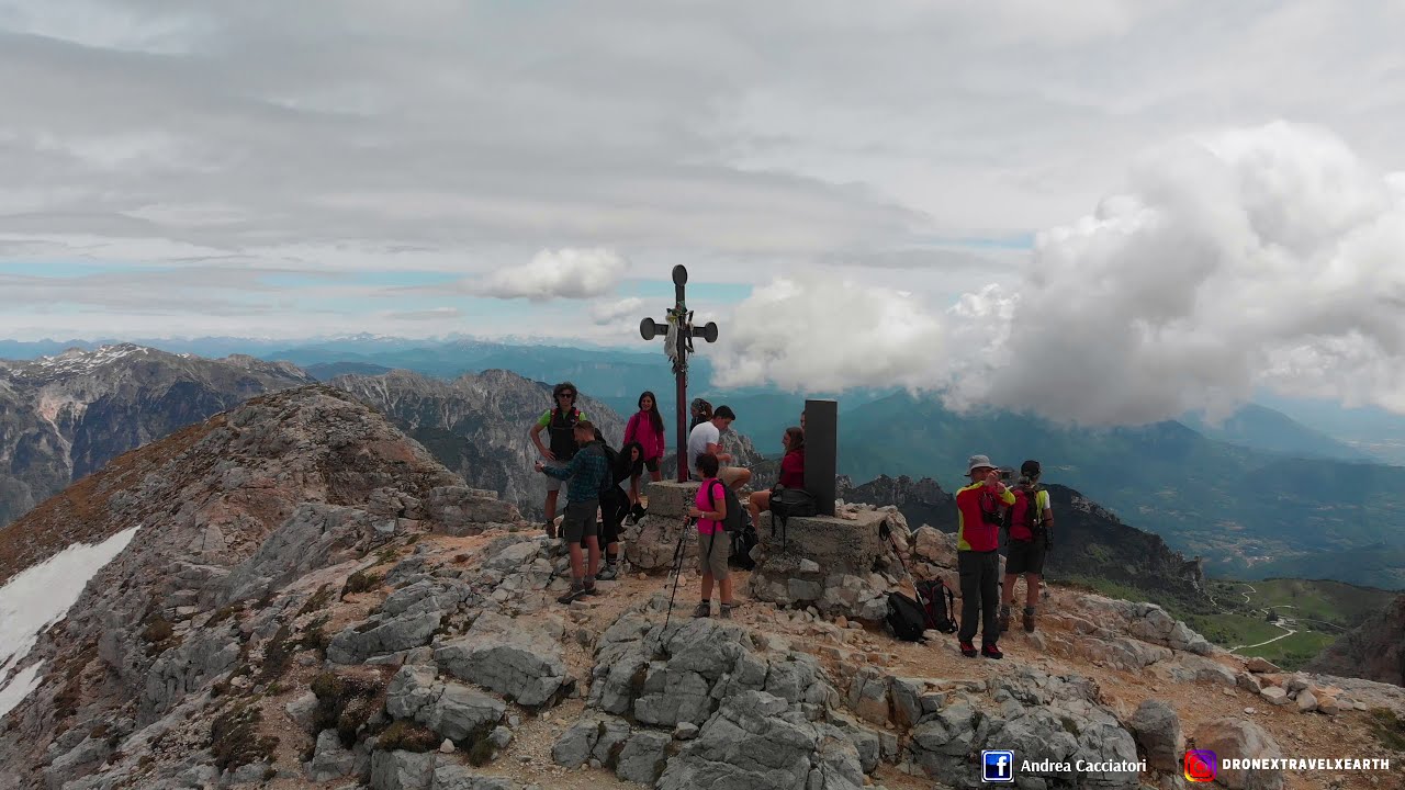 Aerial View on Cima Carega #RifugioFraccaroli
