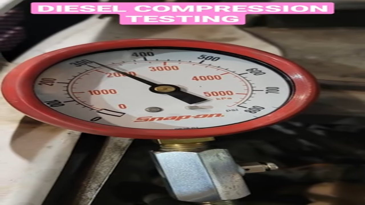 Prova di compressione diesel