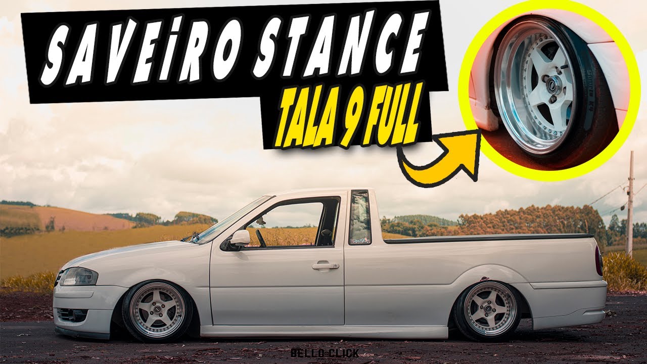 SAVEIRO G4 | SUSPENSÃO A AR | RODAS 15 TALA 9 FULL | S T A N C E