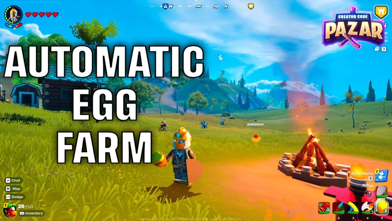How to Automatically Farm Eggs in Lego Fortnite Odyssey Quick Guide