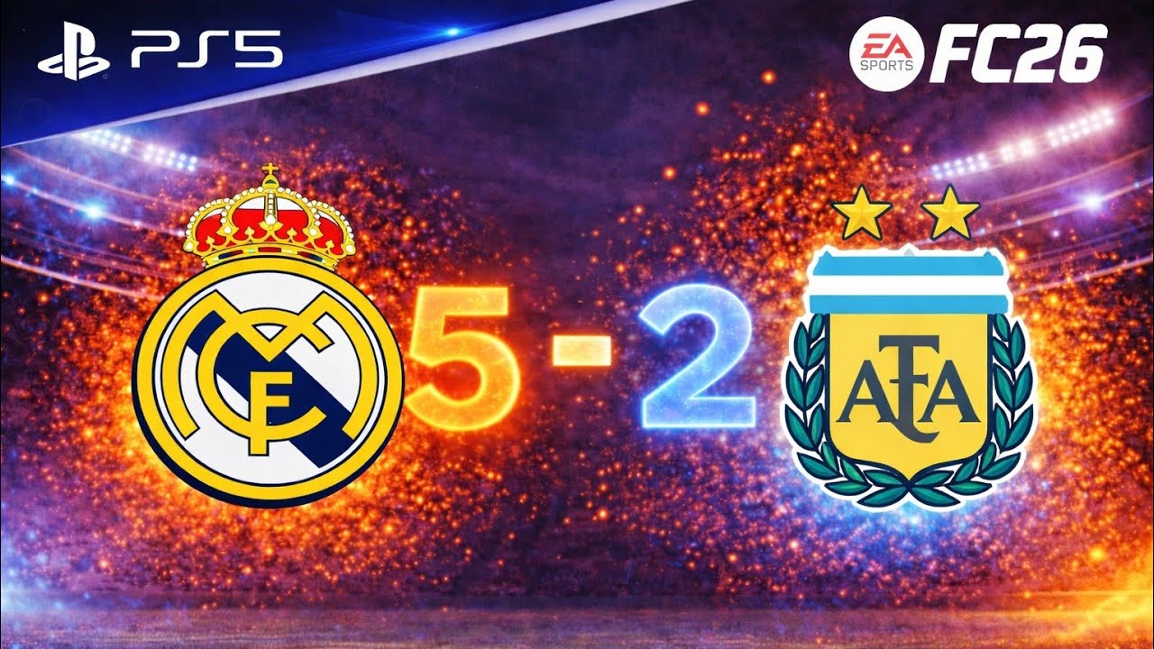 Real Madrid 5-2 Argentina – What a Crazy Match! (Real Players) | FC26