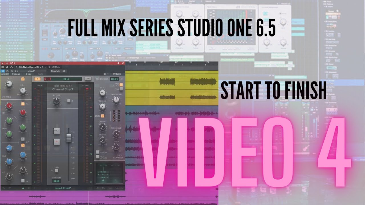 Full Mixing Series in Studio One 6.5 | Balancing Electric and Acoustic Guitars #4