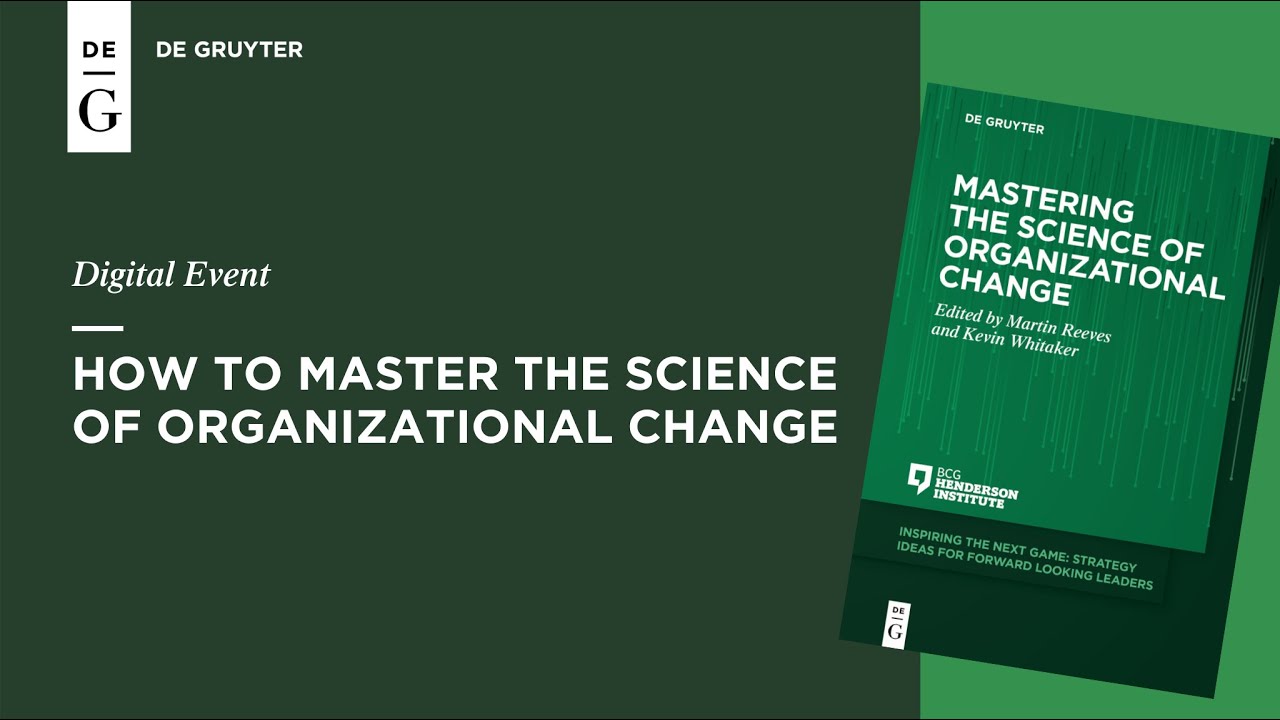 How to Master the Science of Organizational Change with Martin Reeves (BCG Henderson Institute)