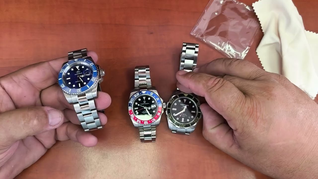 Сравнение часов Addiesdive,Pagani disign иCertina diver.