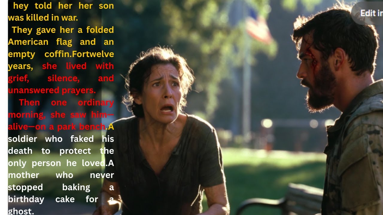 “They Told Me My Son Died in War… Then I Saw Him on a Park Bench” #podcast #storytime #trending