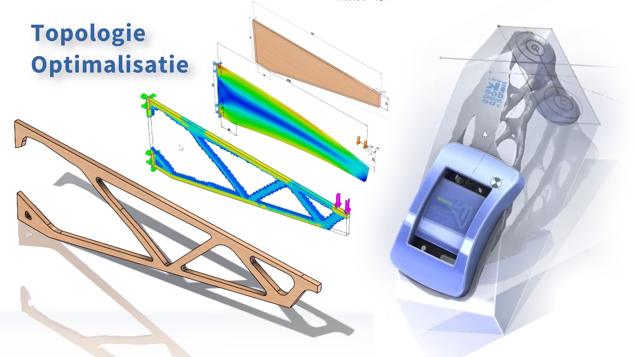 CAD+: Uitleg Oefening Topologie-optimalisatie (met Timestamps)