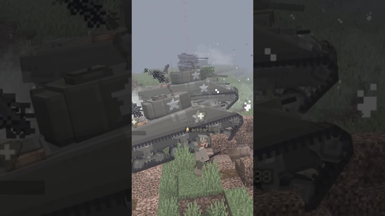 Most EPIC WAR in Minecraft!!! Blockfront mod #minecraft #ww2 #pvp