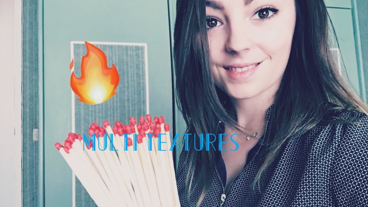 ASMR FRANCAIS ♡ Nouveaux Triggers / Multi déclencheurs ♡ (Feu / Bois)