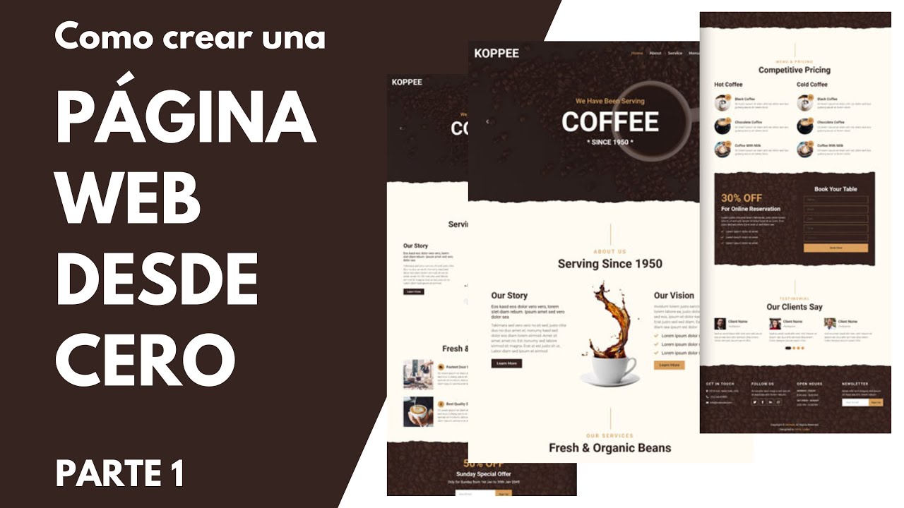 Como crear una pagina web DESDE CERO! - Parte 1
